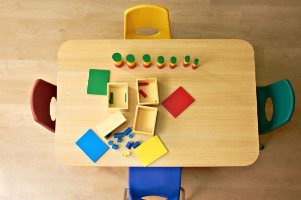 meuble montessori Aménagement ergonomique pour une assistante maternelle agréée